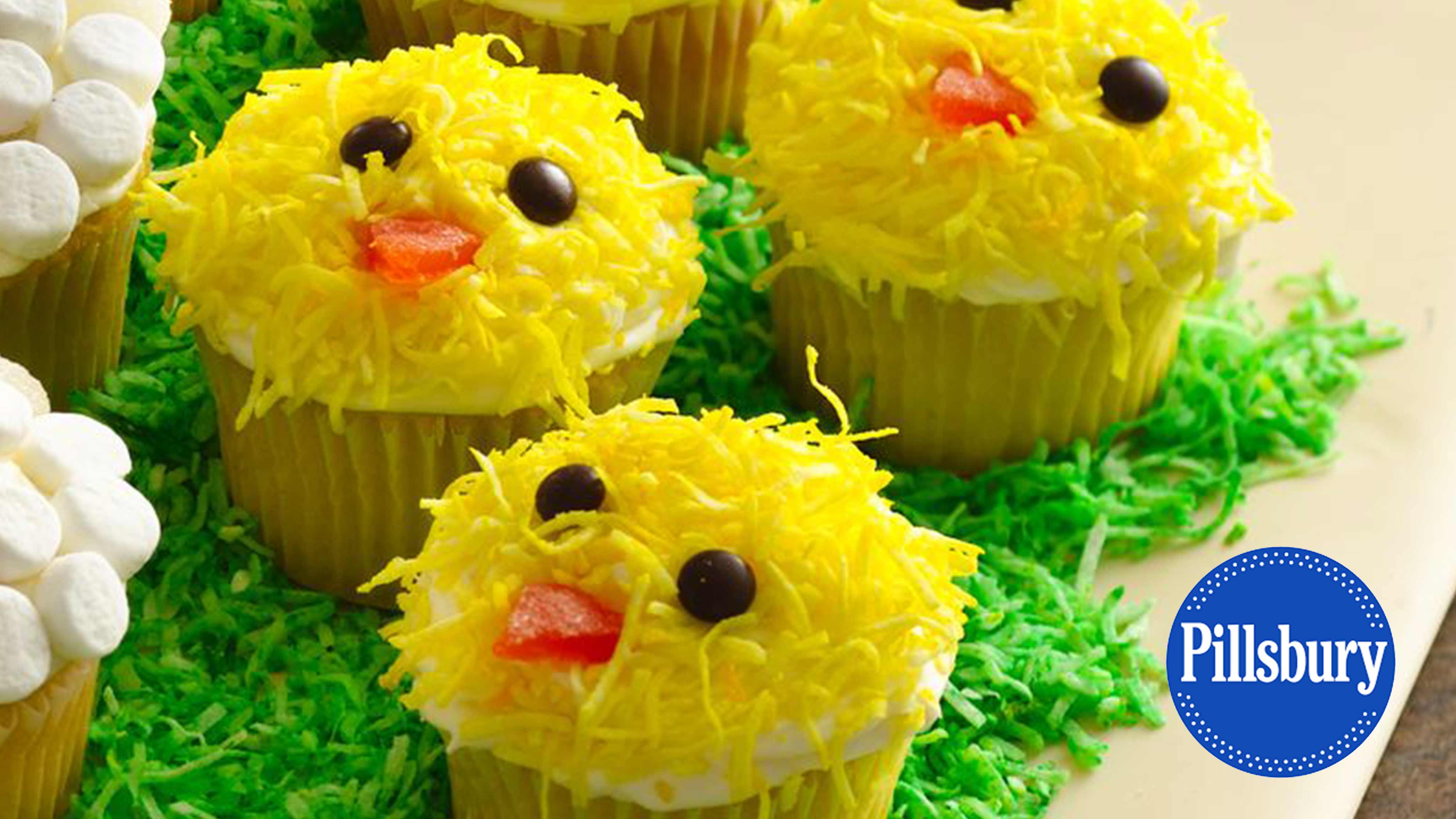Image for Recipe Easter Chicks Cupcakes