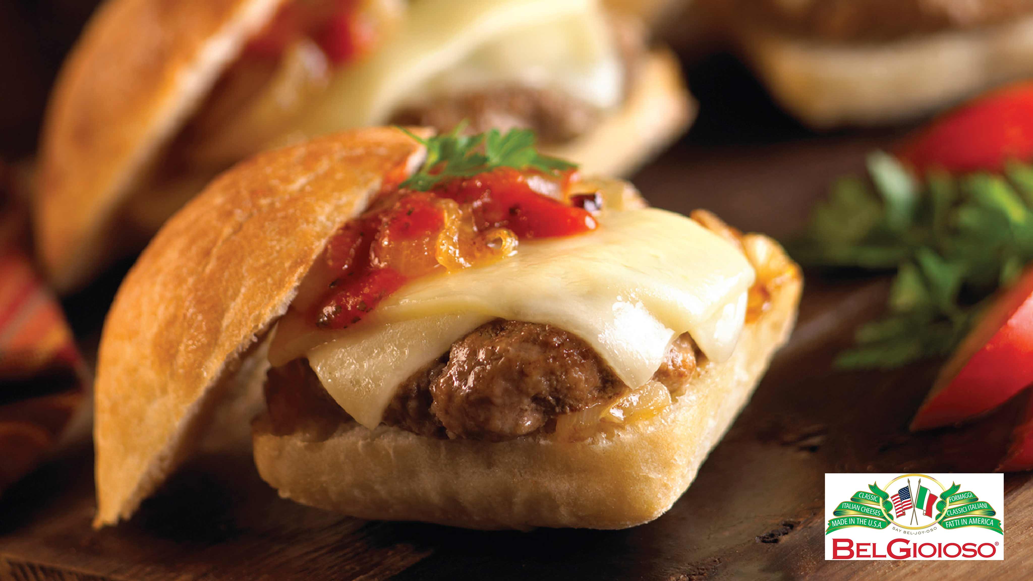 Image for Recipe Meatball Asiago Sliders