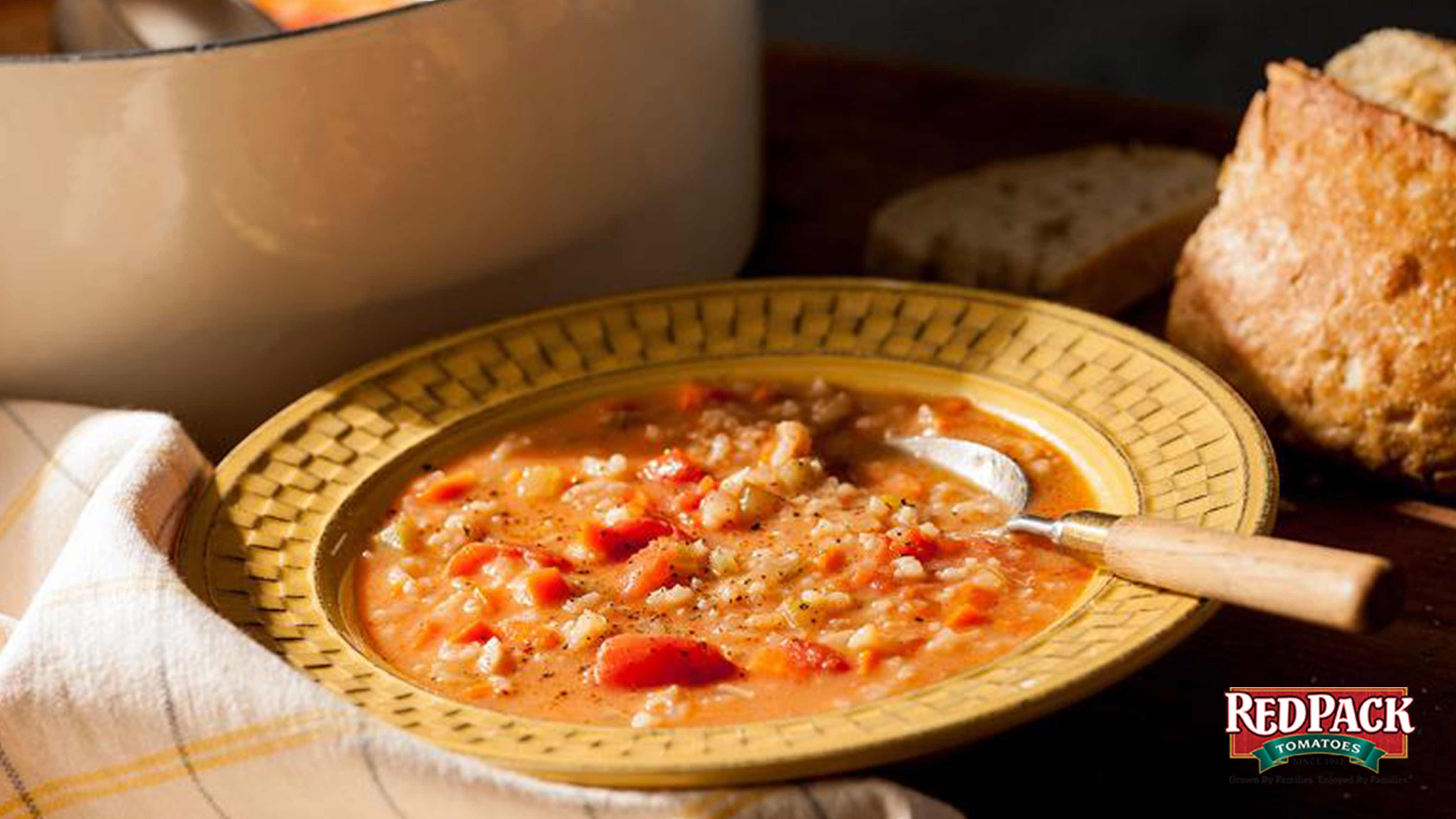 Image for Recipe Creamy Tomato Rice Soup