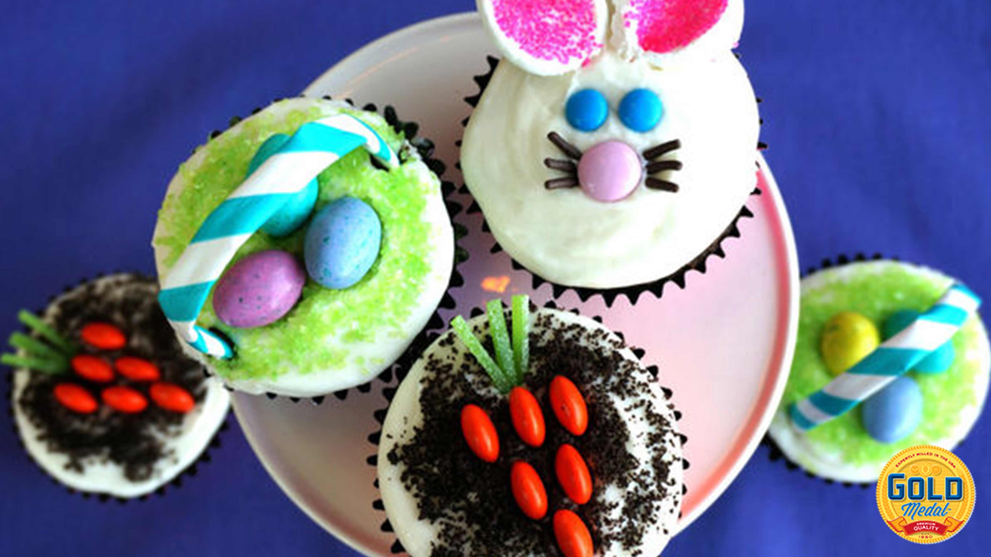 Image for Recipe Chocolate Easter Cupcakes with Buttercream Frosting