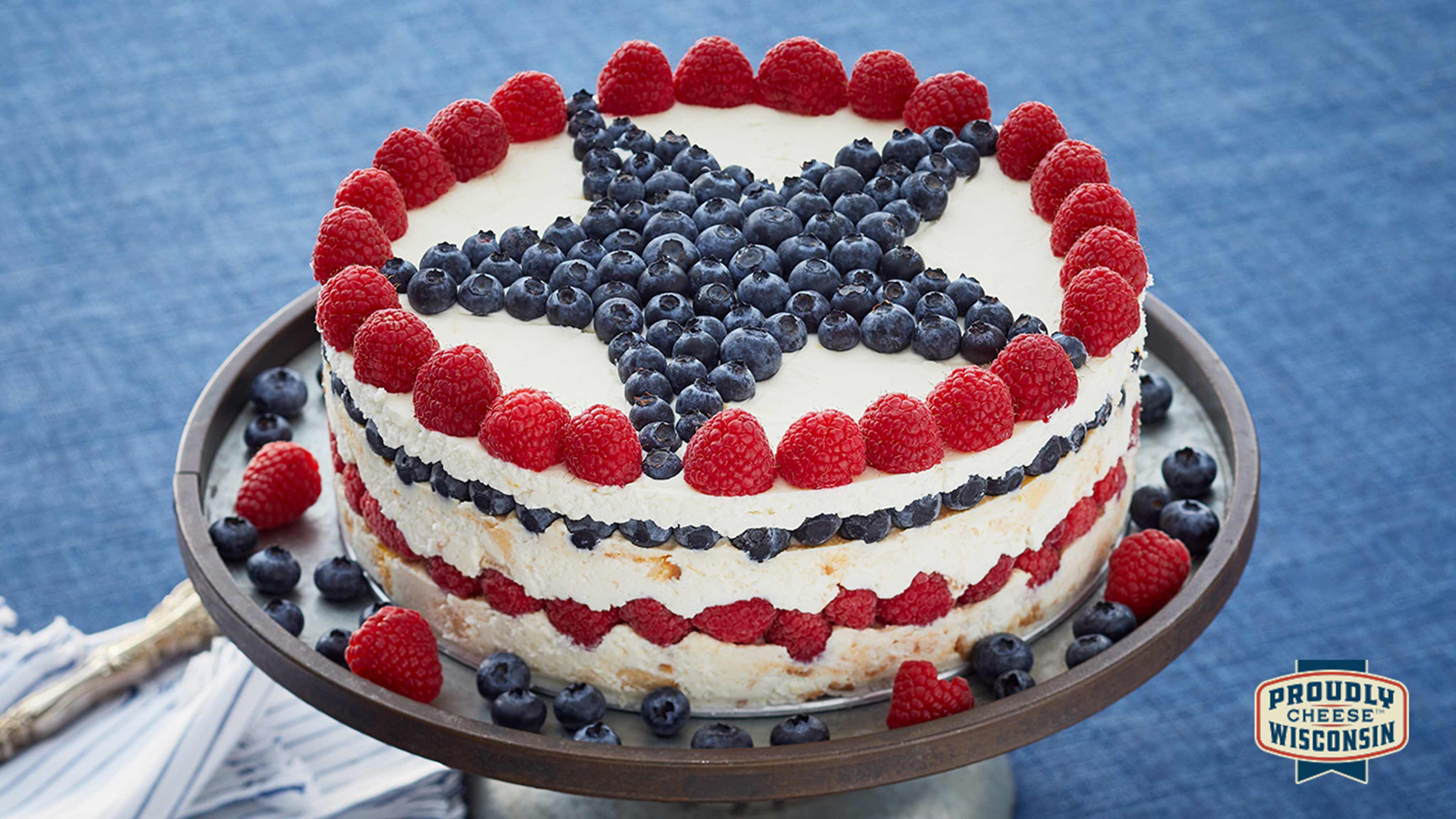 Image for Recipe Frozen Patriotic Torte