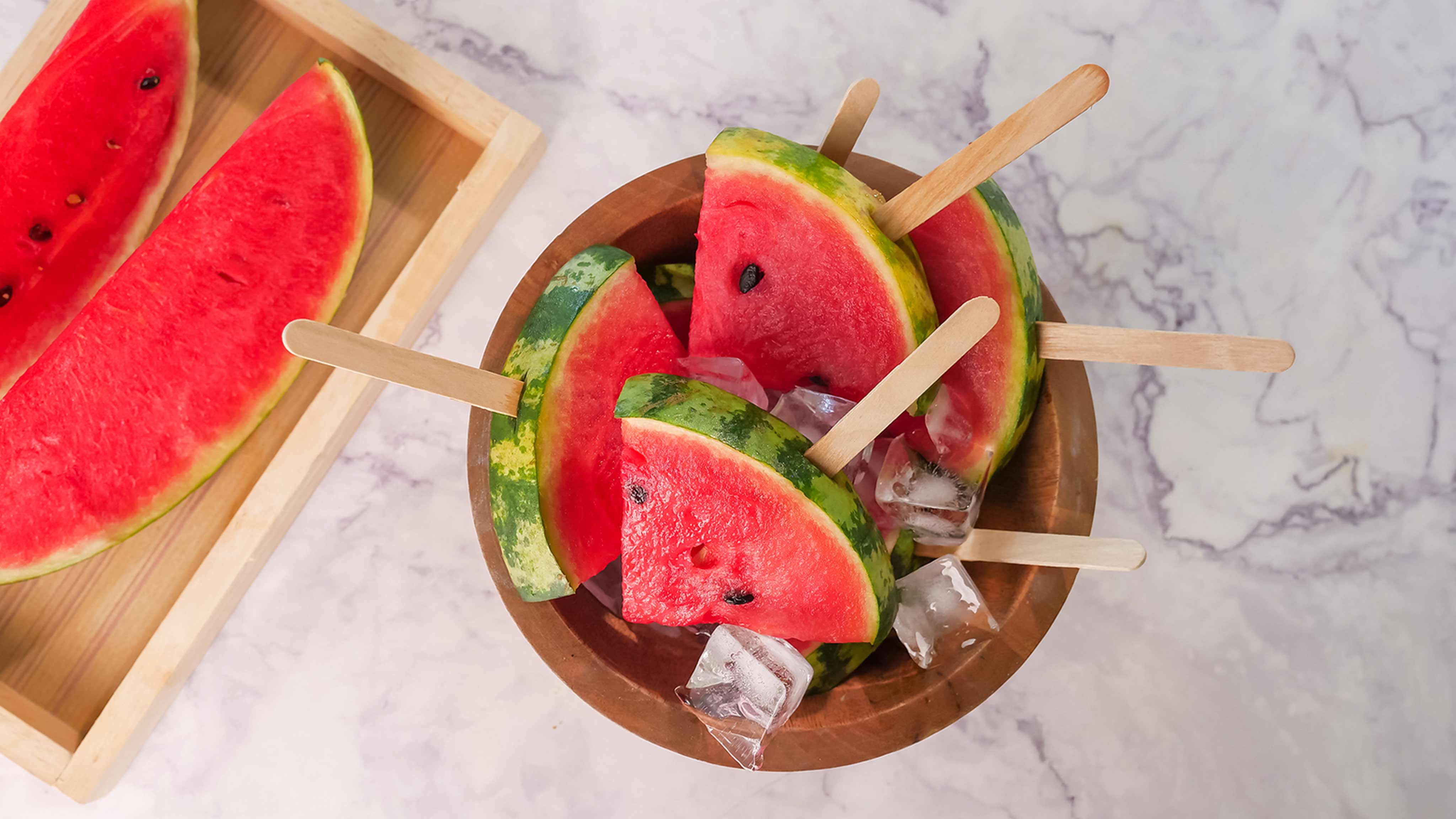 Deep Fried Watermelon On A Stick