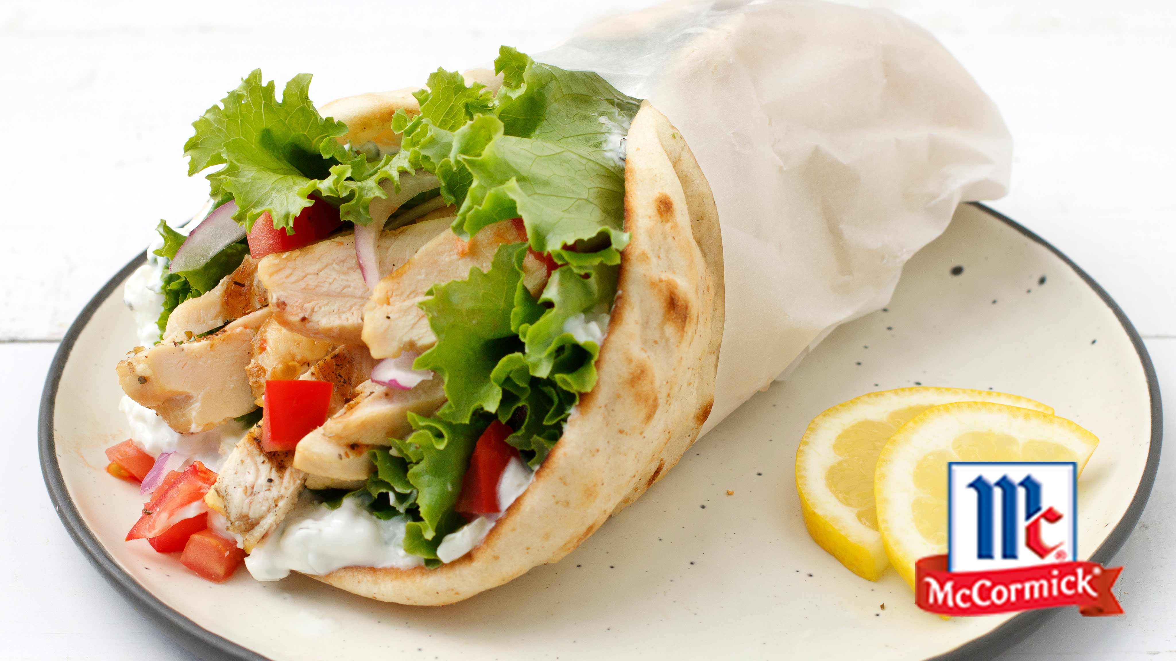 Image for Recipe Grilled Chicken Gyros