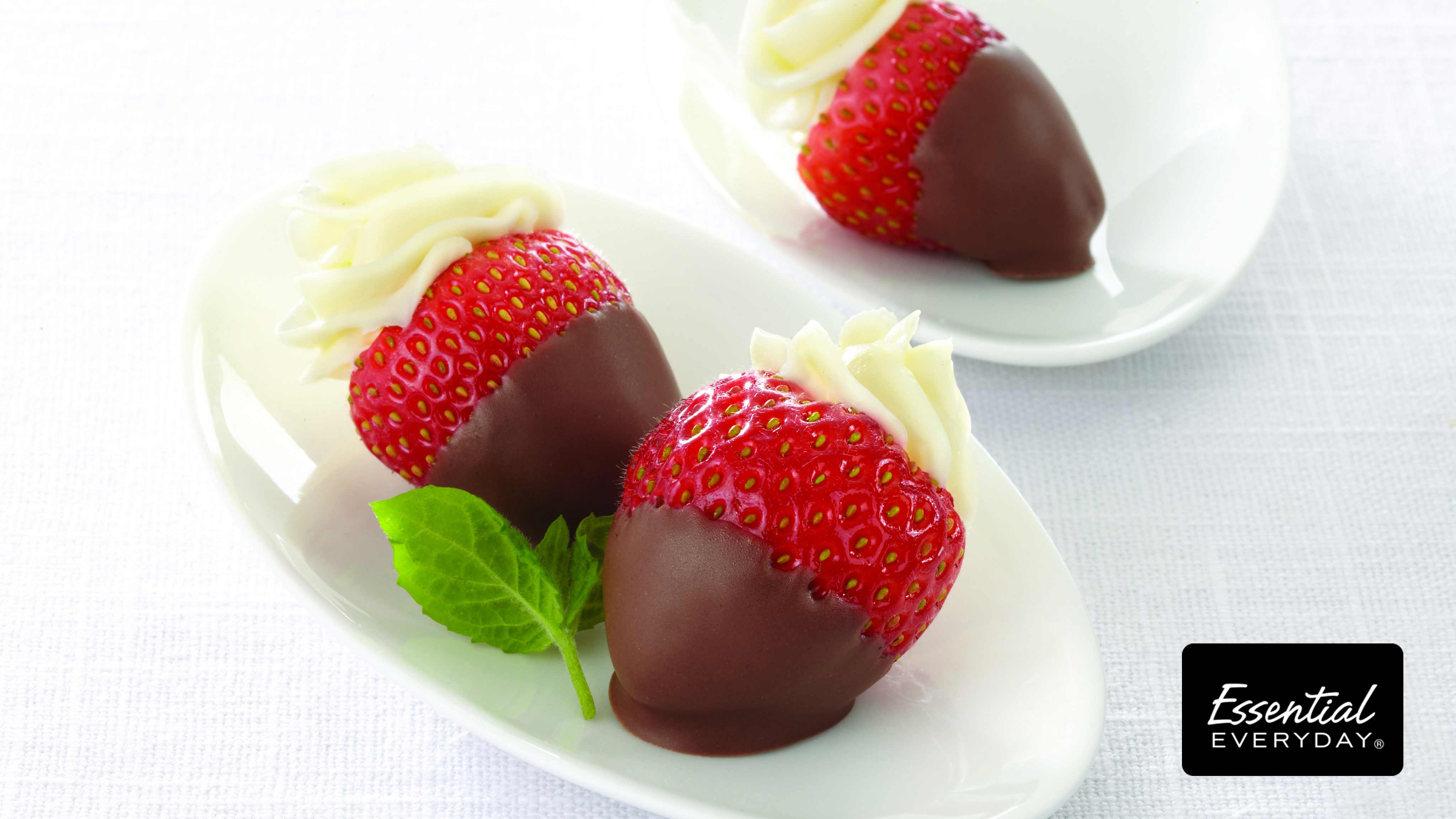 Image for Recipe Chocolate Covered Stuffed Strawberries