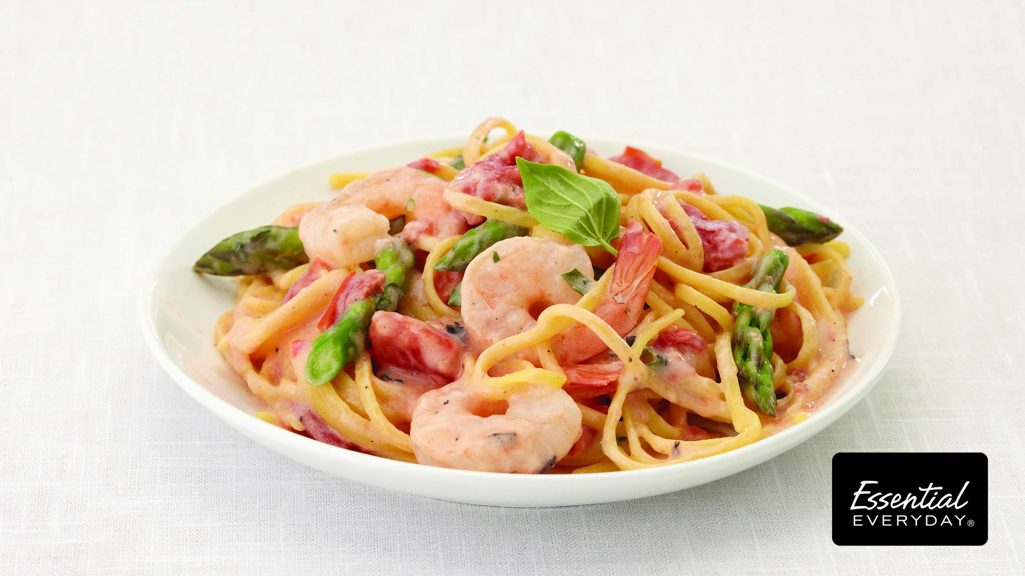 Image for Recipe Linguine with Shrimp and Asparagus