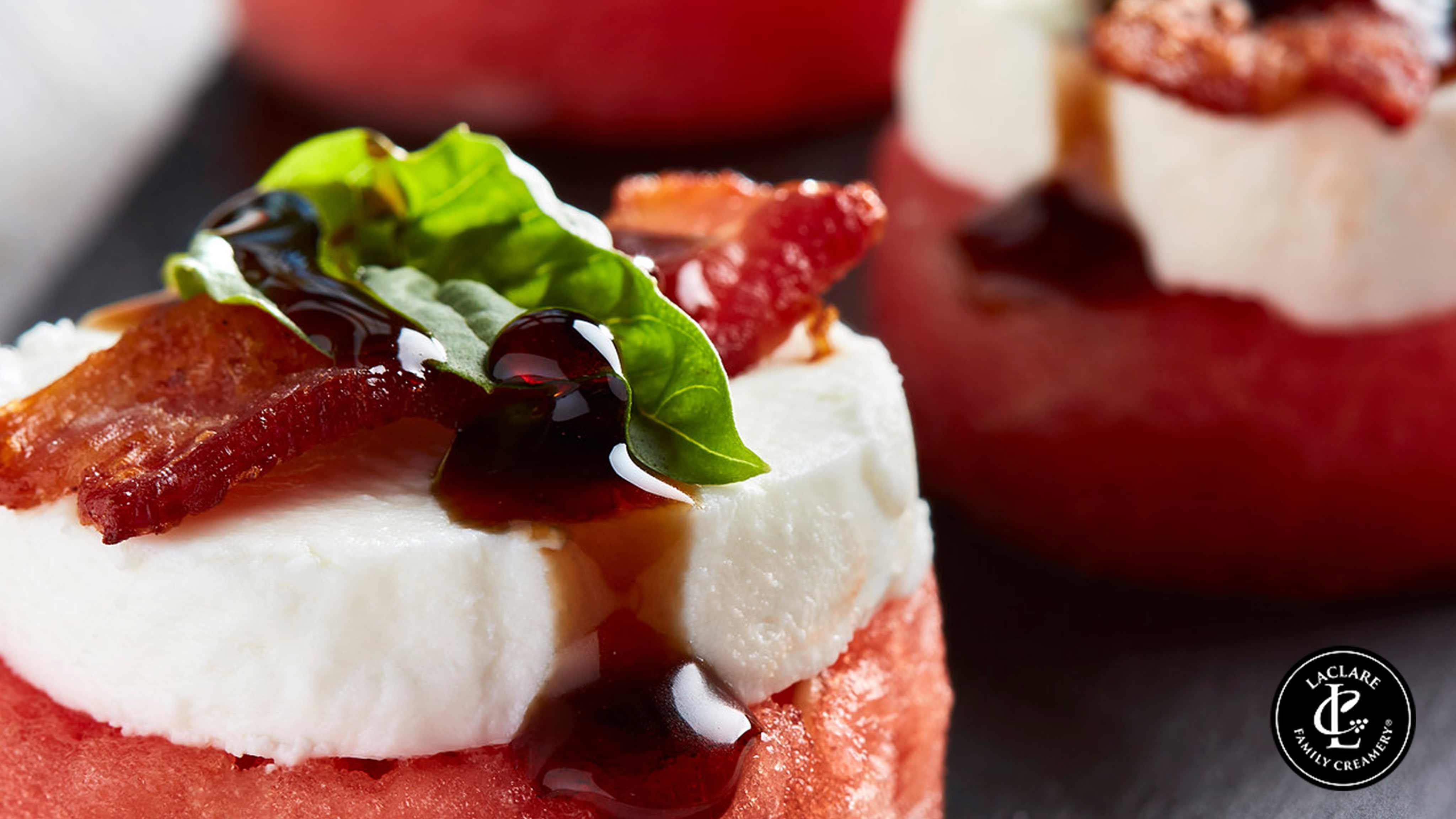 Image for Recipe Watermelon and Goat Cheese Bites