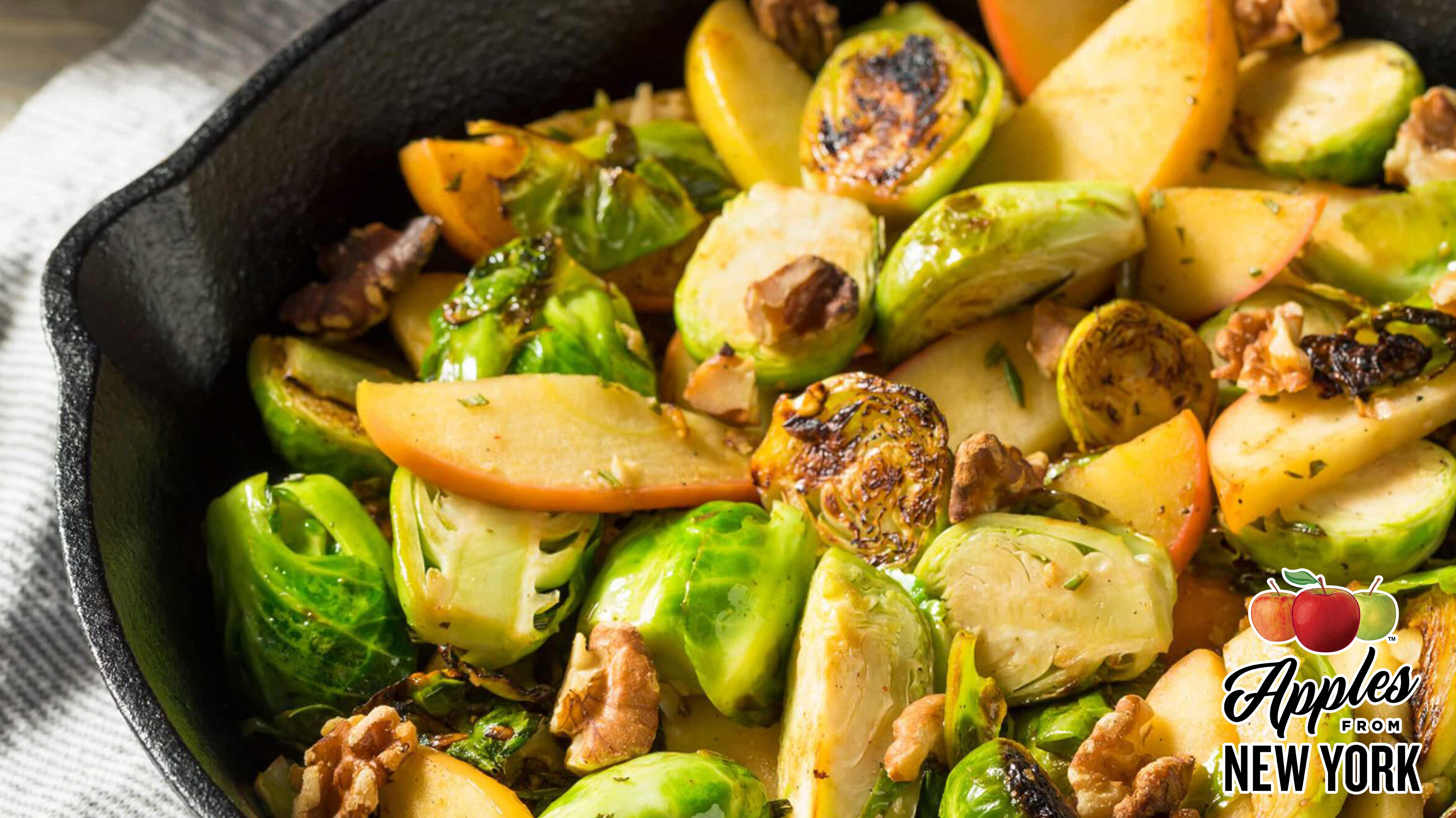 Image for Recipe Roasted Brussels Sprout and Apple Salad