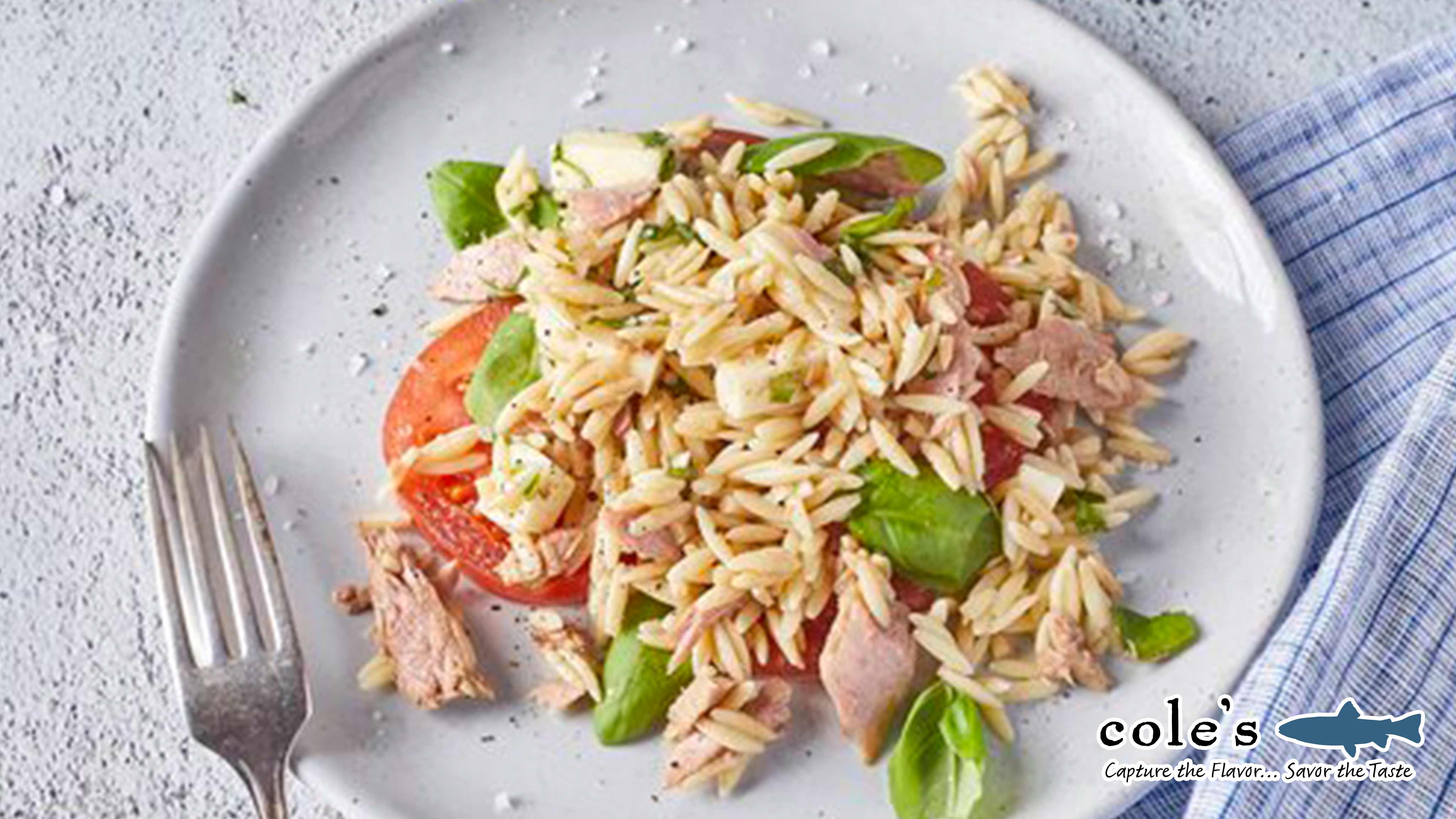 Image for Recipe Orzo Tuna Salad with Tomatoes