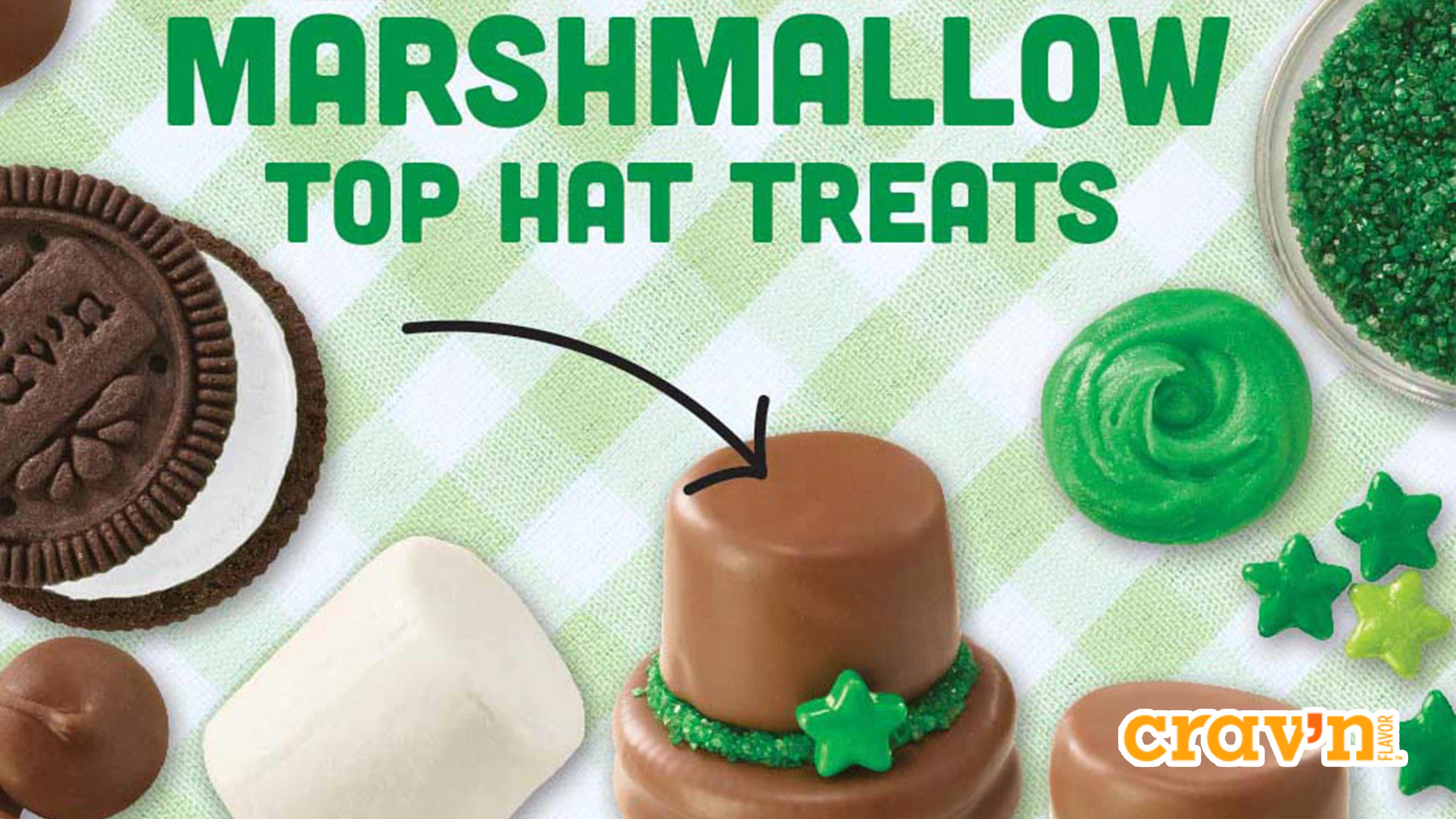 Image for Recipe Marshmallow Top Hat Treats