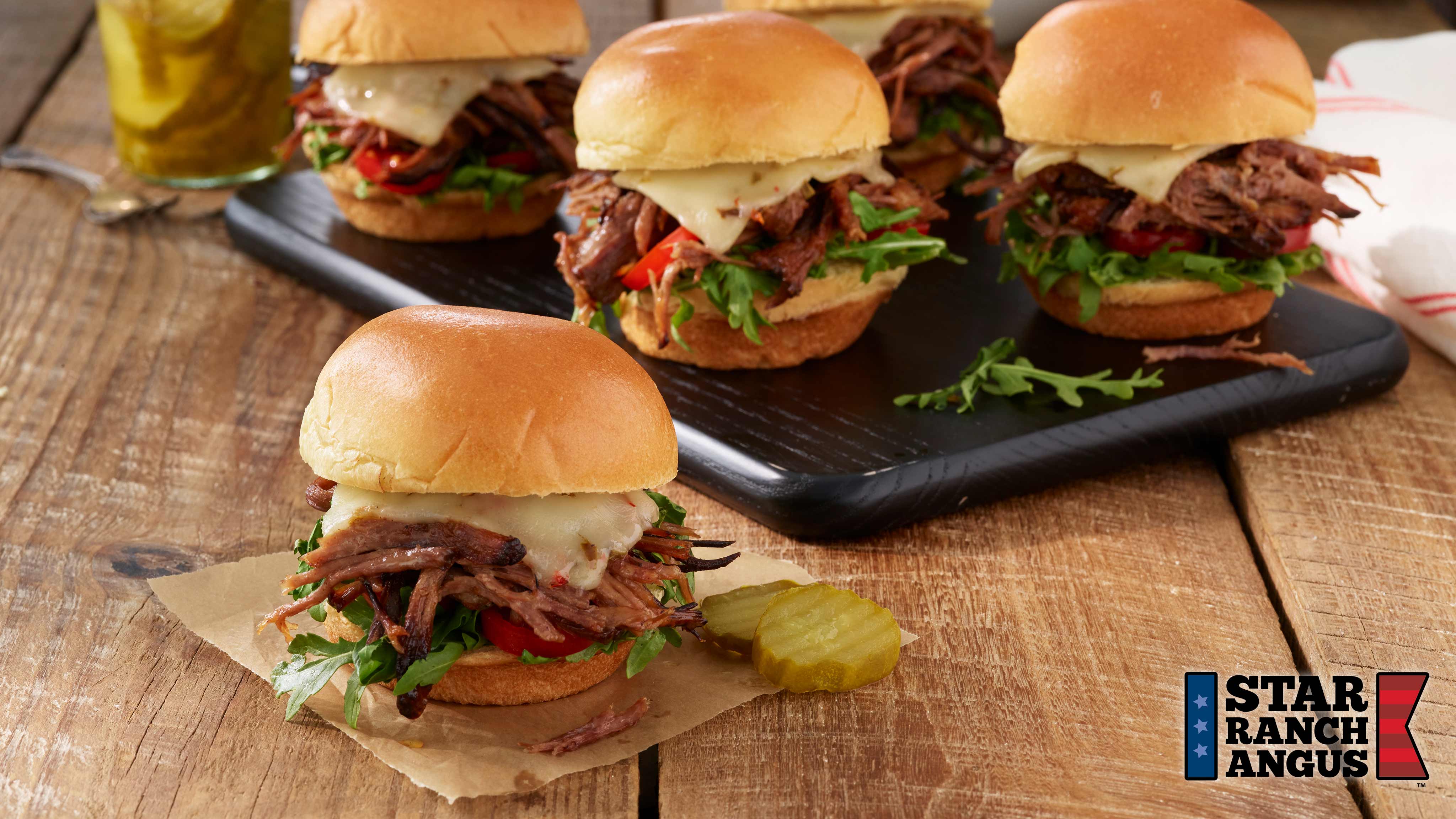 Image for Recipe Honey Braised Brisket Sliders