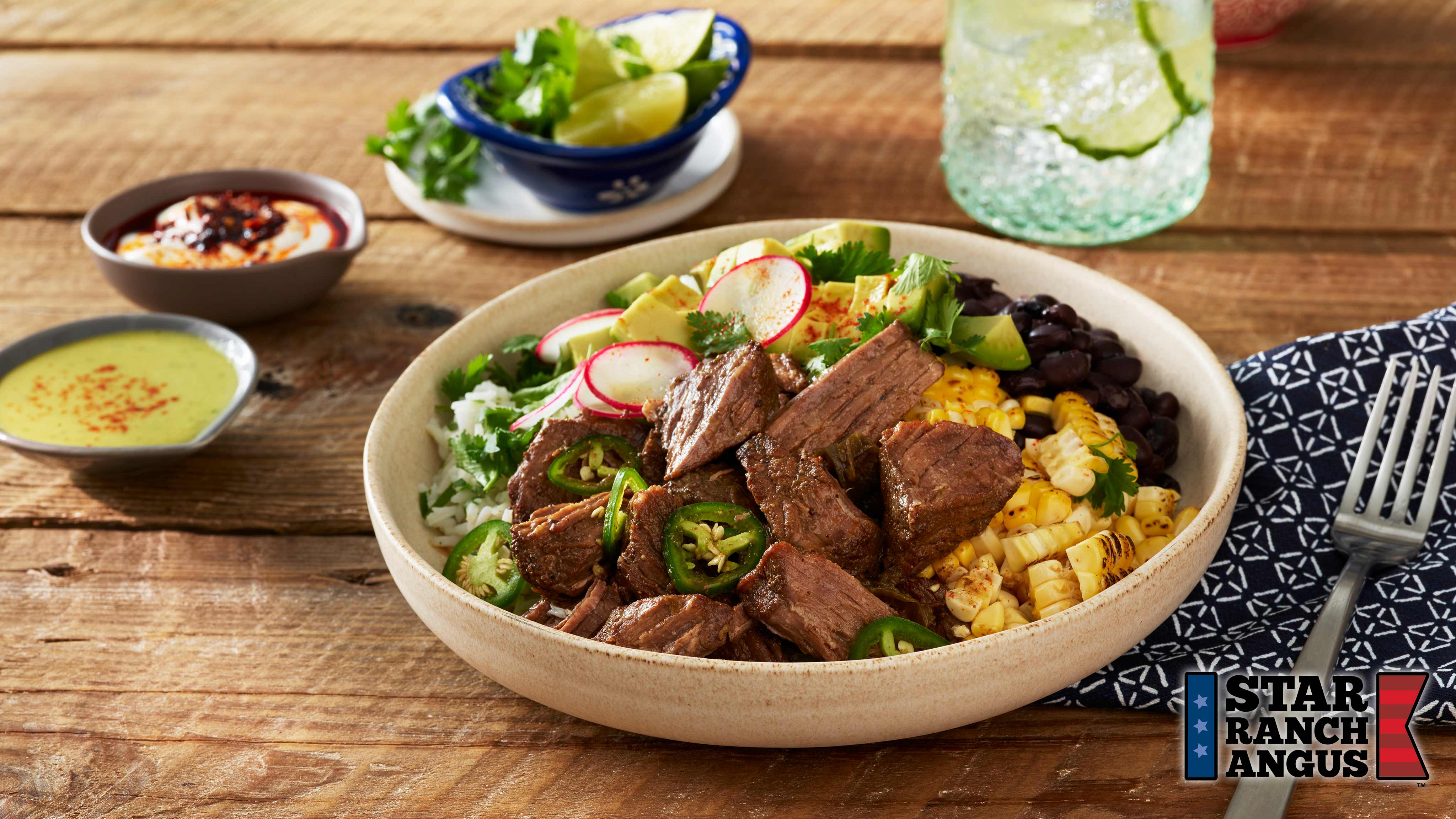 Image for Recipe Spicy Pulled Beef Taco Bowl