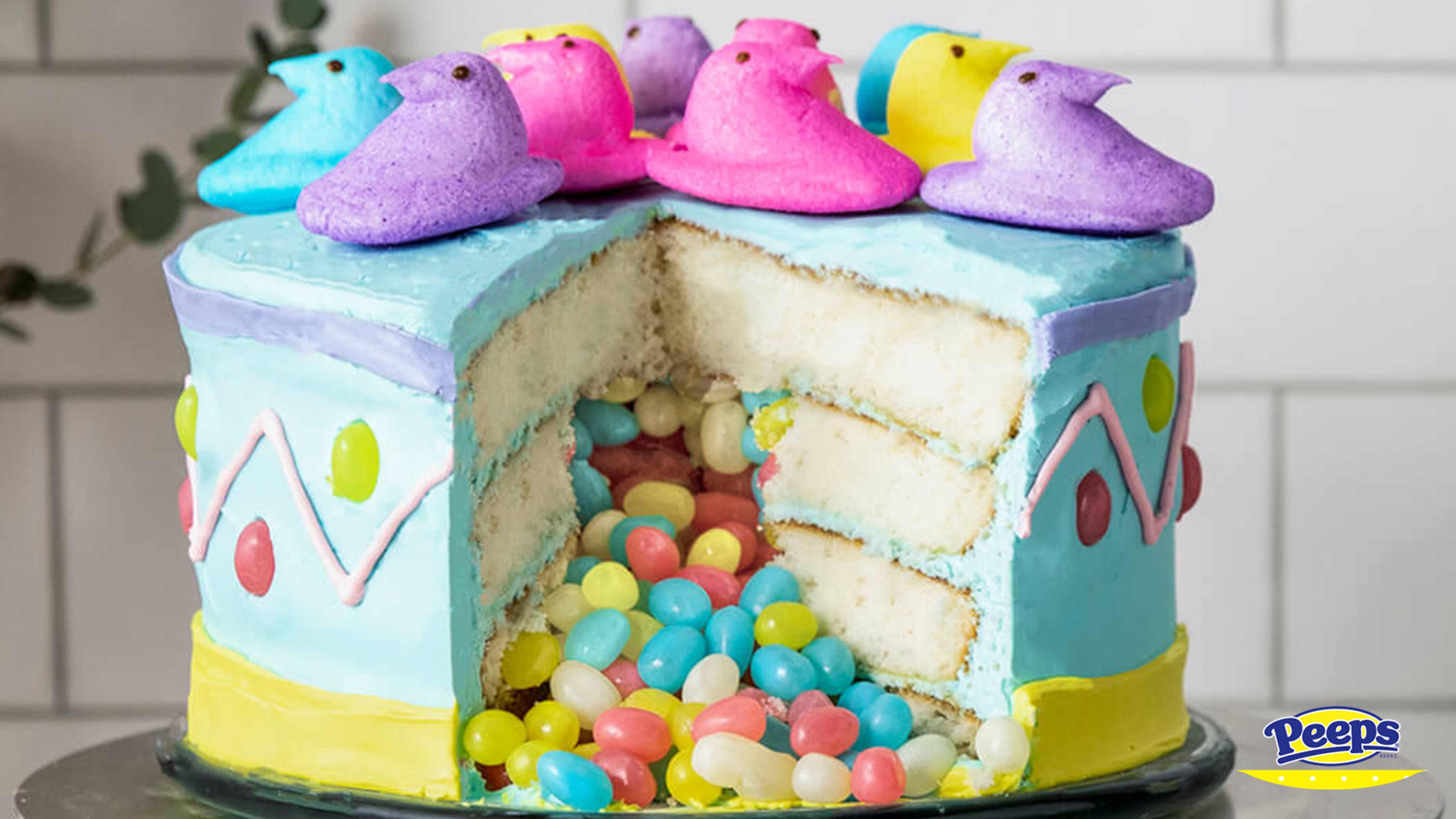 Image for Recipe Peeps Pinata Easter Cake