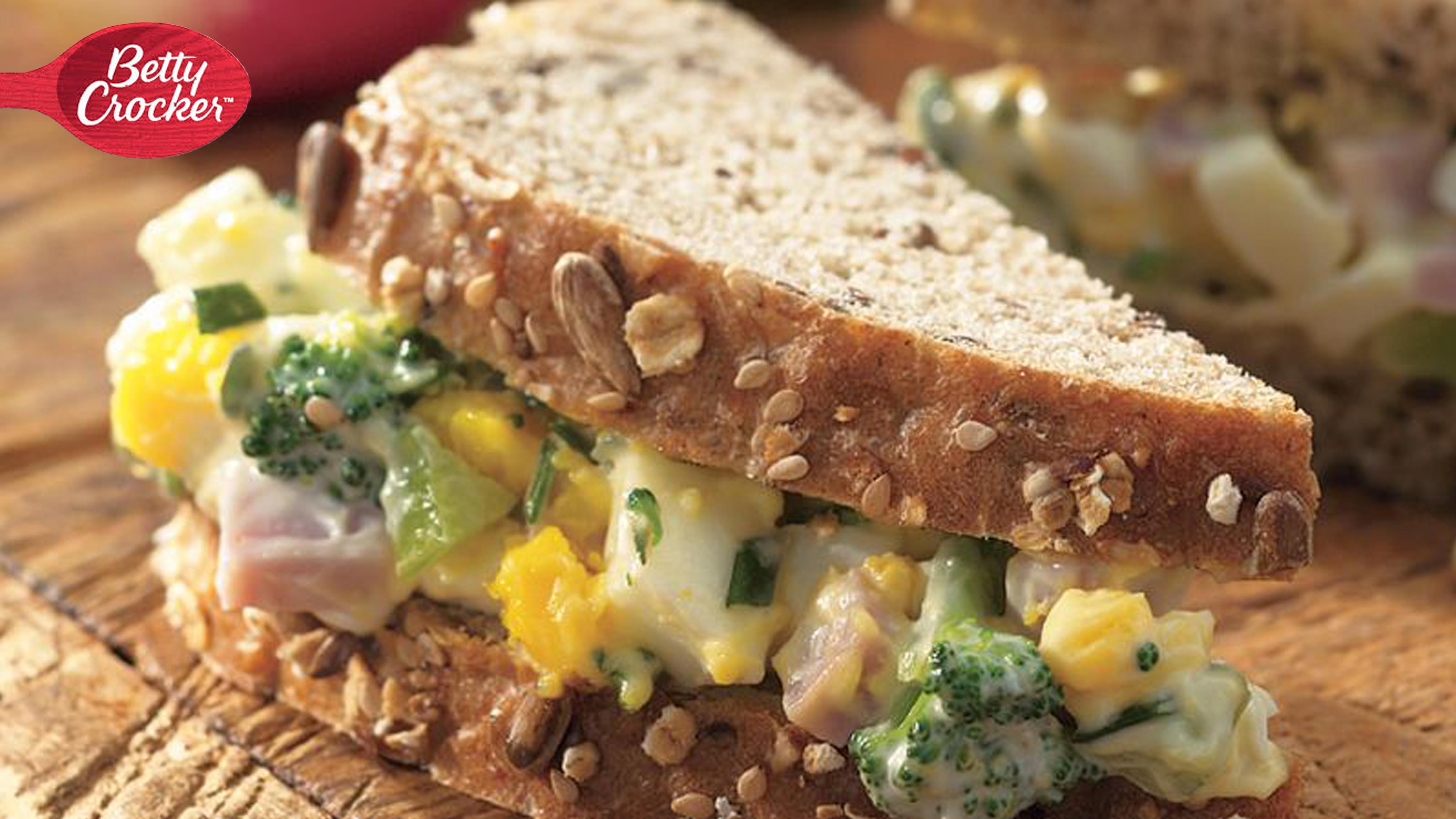 Image for Recipe Ham and Egg Salad Sandwiches