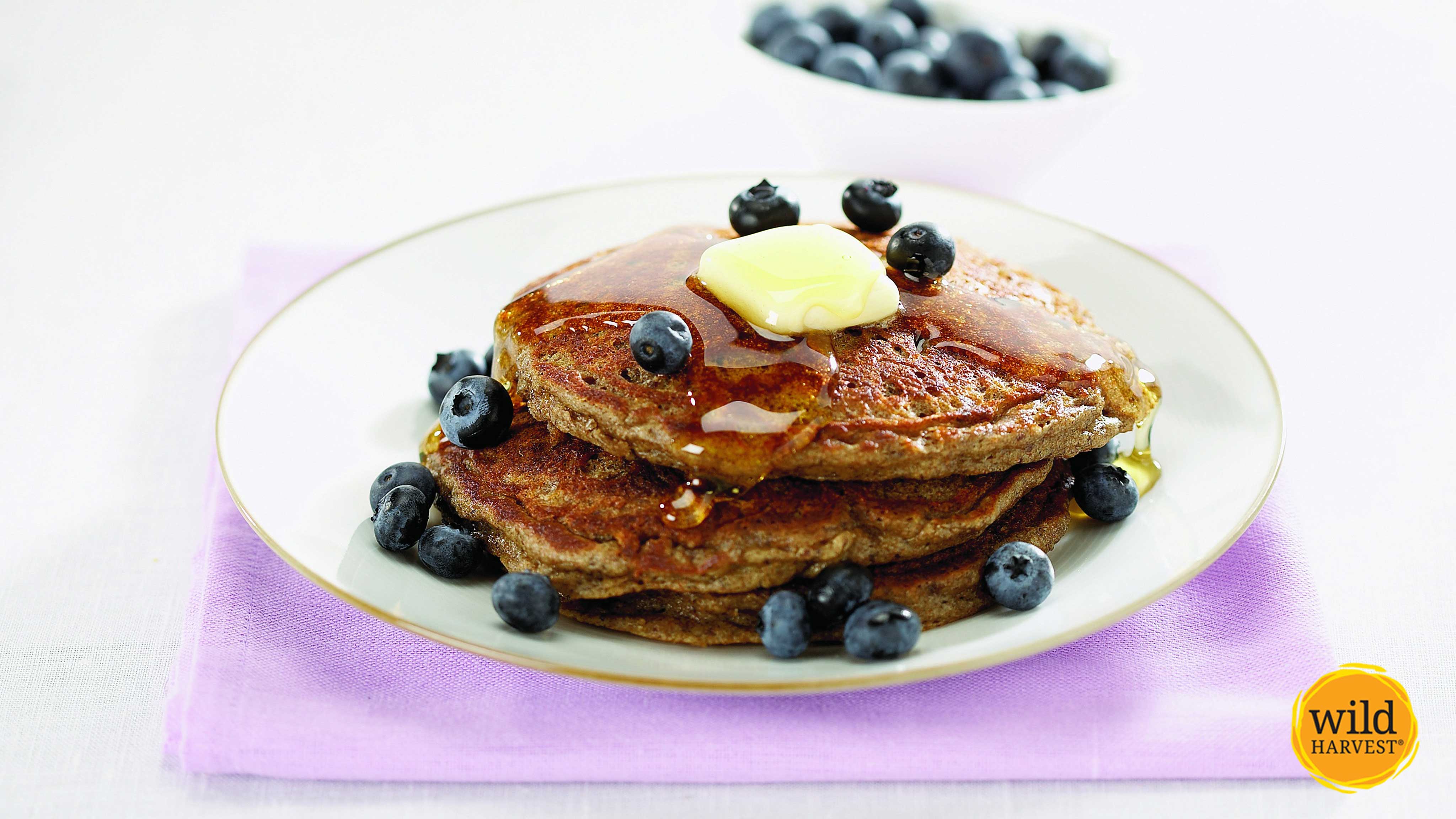 Image for Recipe Buckwheat Blueberry Pancakes