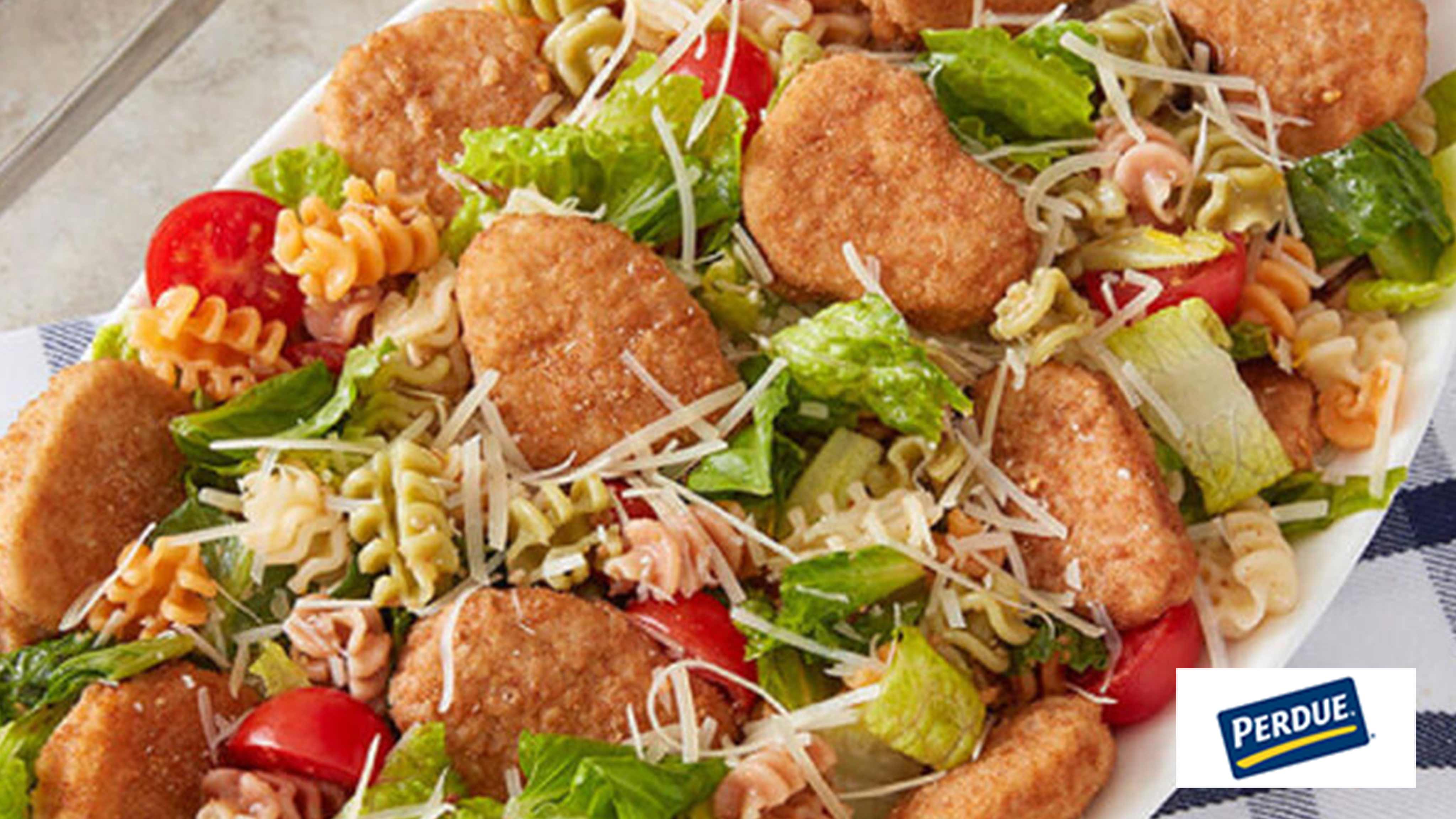 Image for Recipe Chicken Nugget Pasta Salad