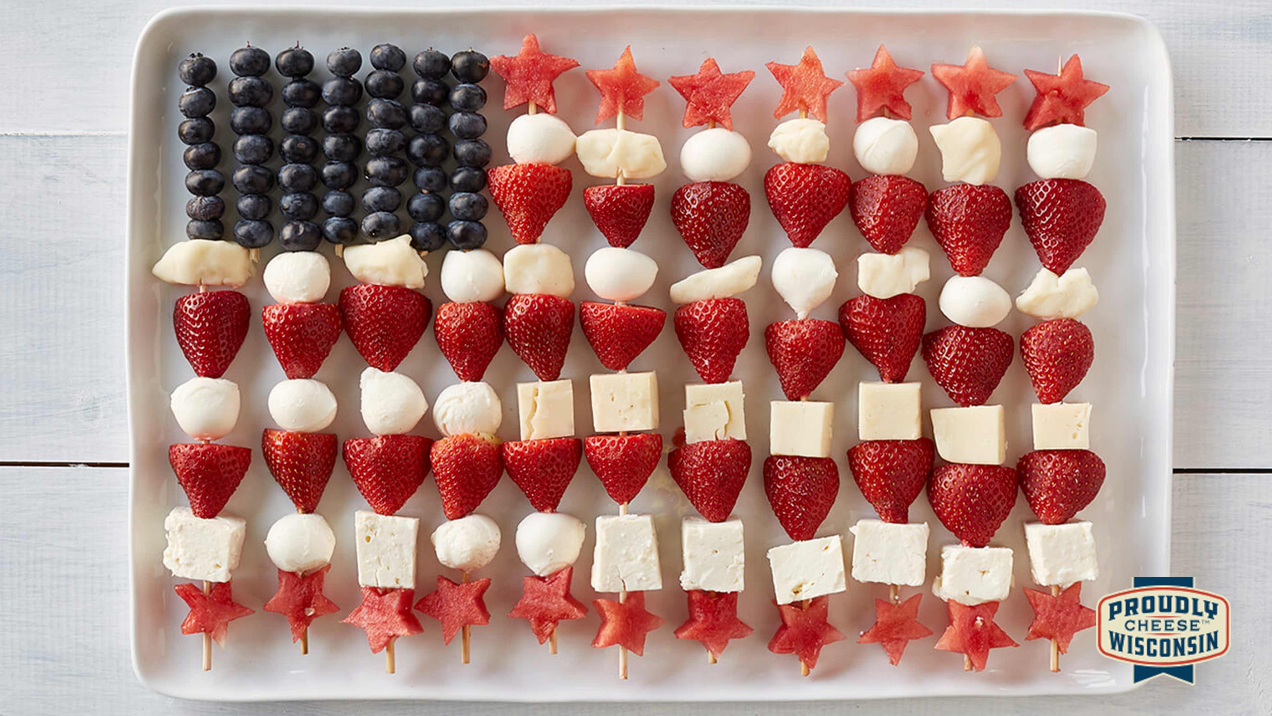 Image for Recipe Stars and Stripes Cheese Board