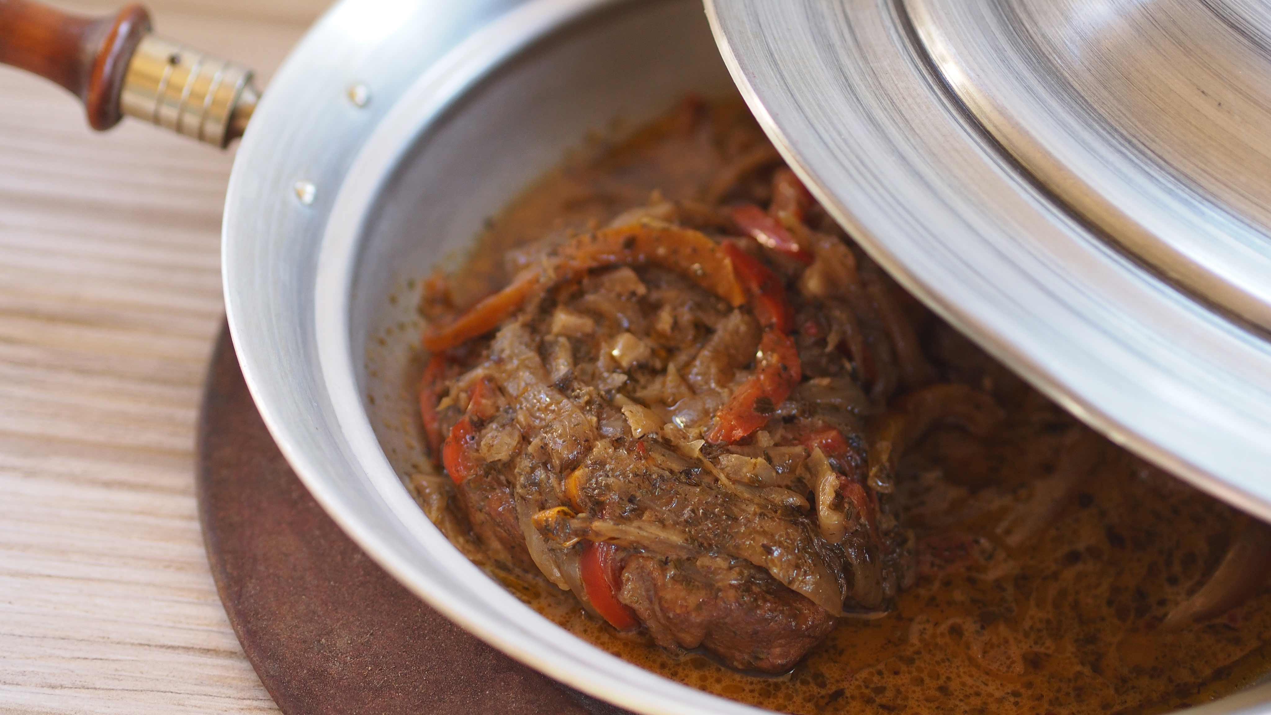 Image for Recipe Chimichurri Pork and Peppers