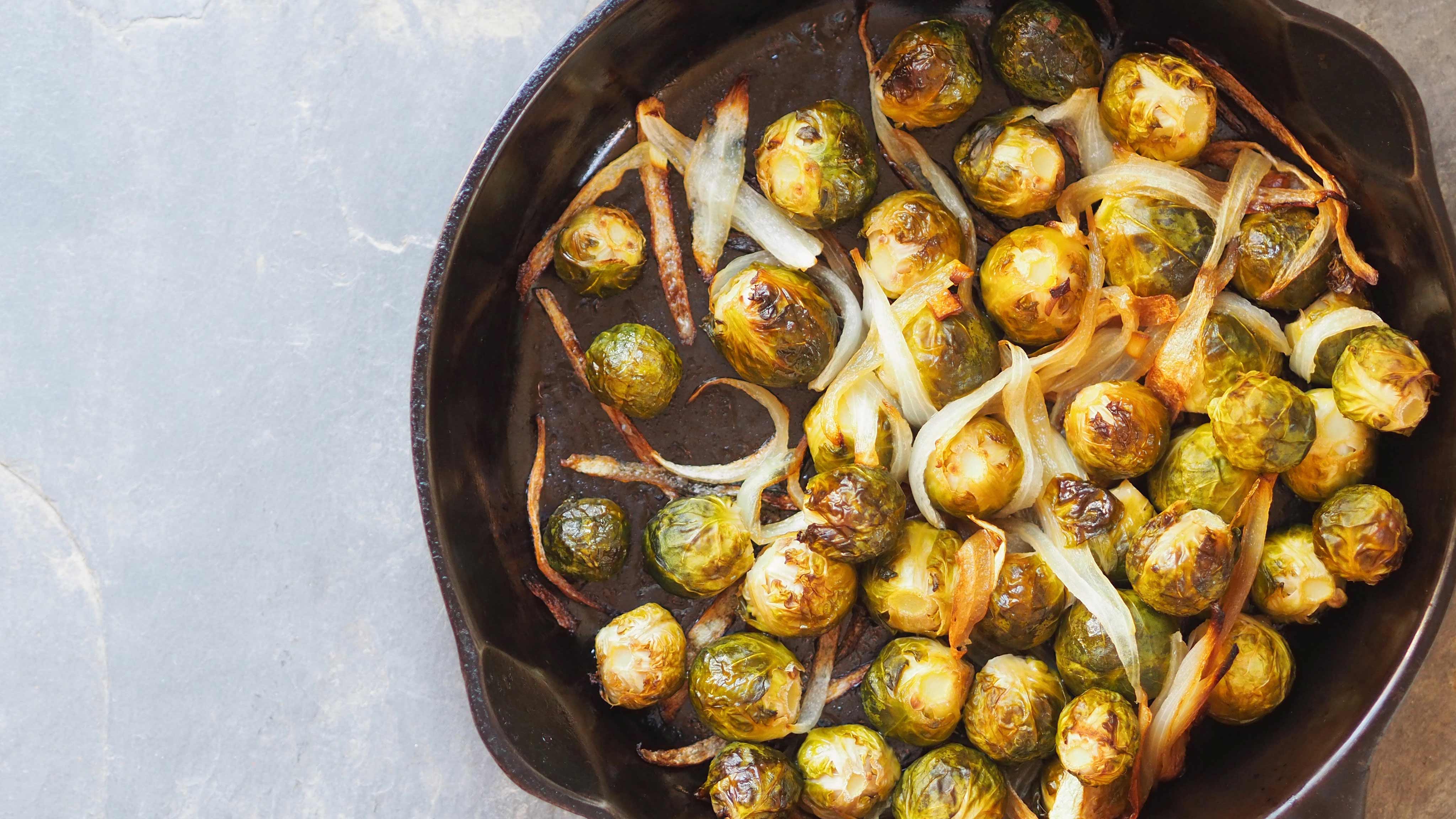 Image for Recipe Roasted Brussels Sprouts with Apple Cider Glaze