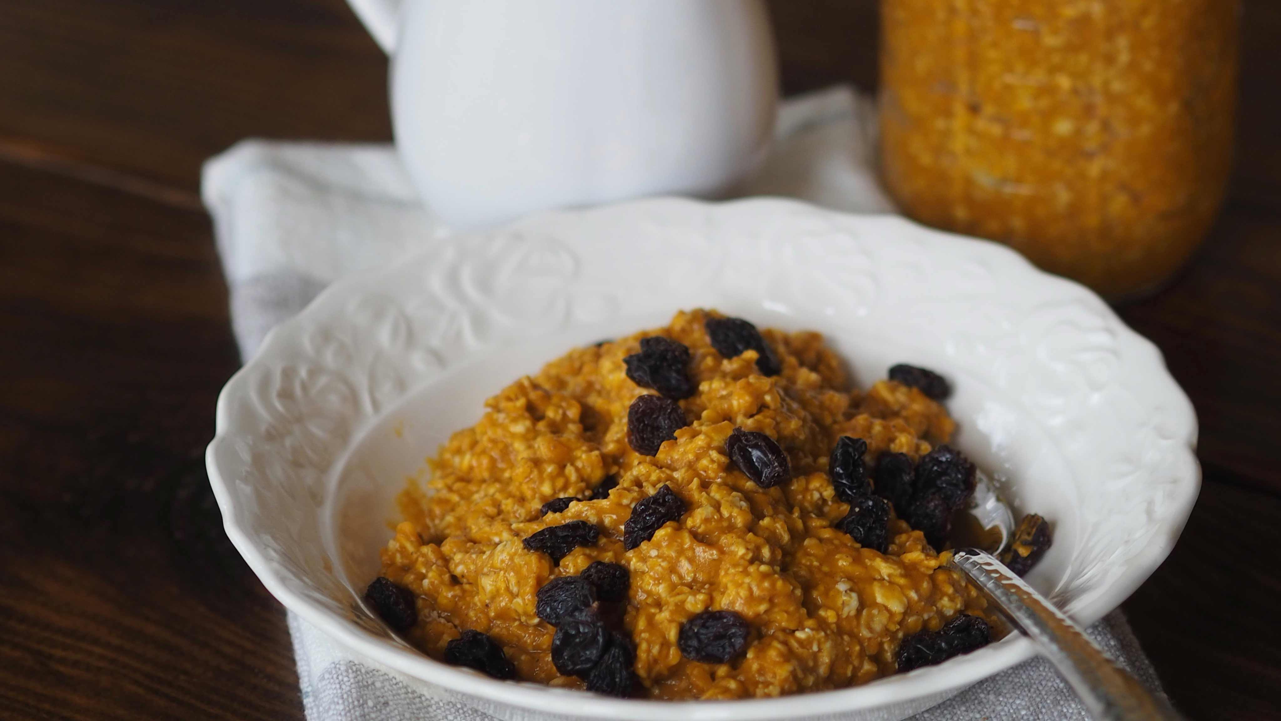 Image for Recipe Overnight Cinnamon Pumpkin Oats